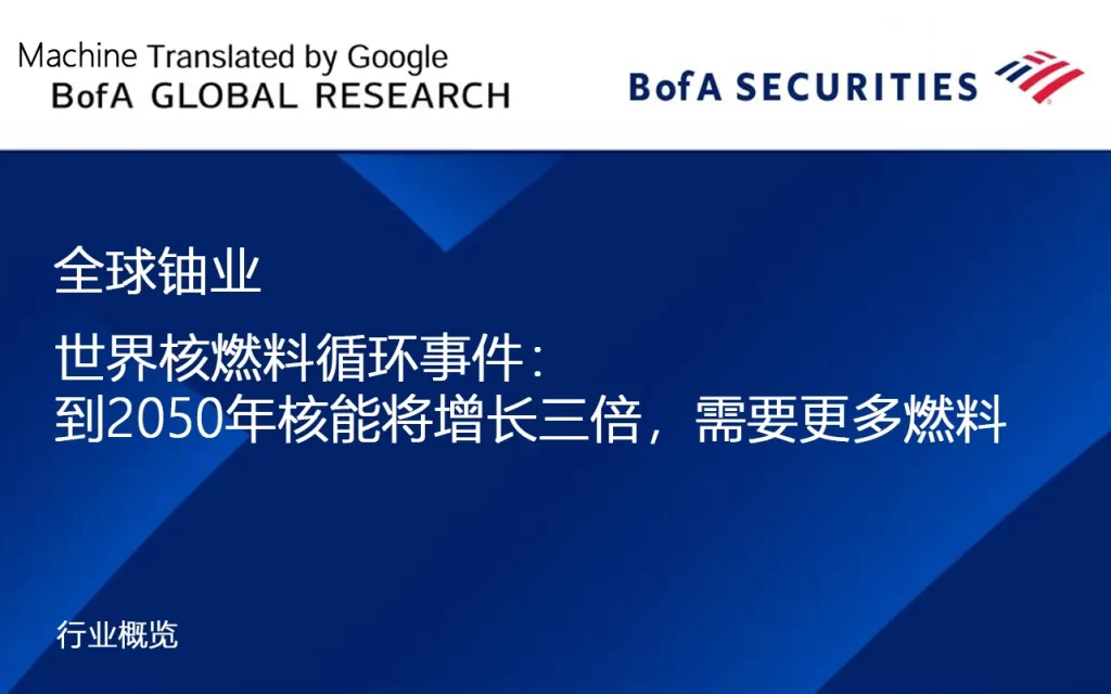 📕 BofA_Global Uranium World