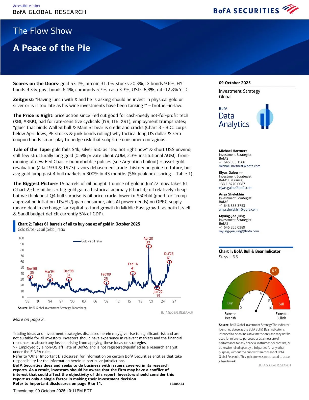 美银：The Flow Show-分得一杯羹-20251011【11页】_PDF