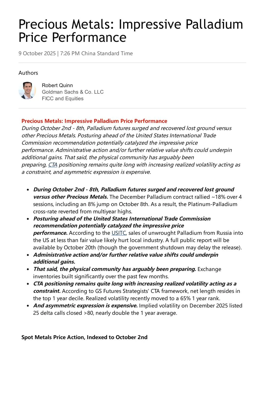 高盛-贵金属：钯价表现令人印象深刻【7页】_PDF