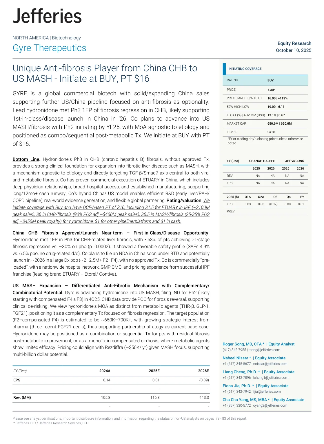 Jefferies-从中国CHB到美国MASH的独特抗纤维化玩家：买入-20251010【83页】_PDF