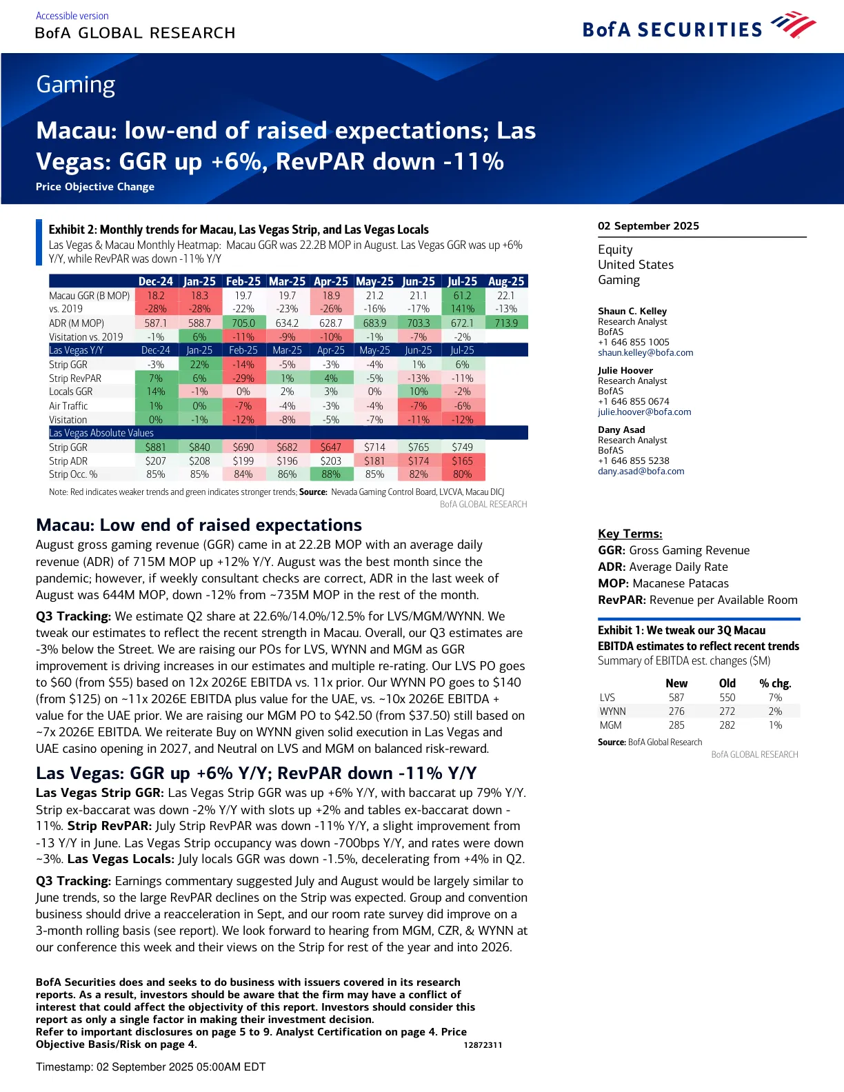 20250901-BofA-Gaming_Macau- low-end of raised expectations; Las Vegas- GGR up +6%, RevPAR down -11%.pdf