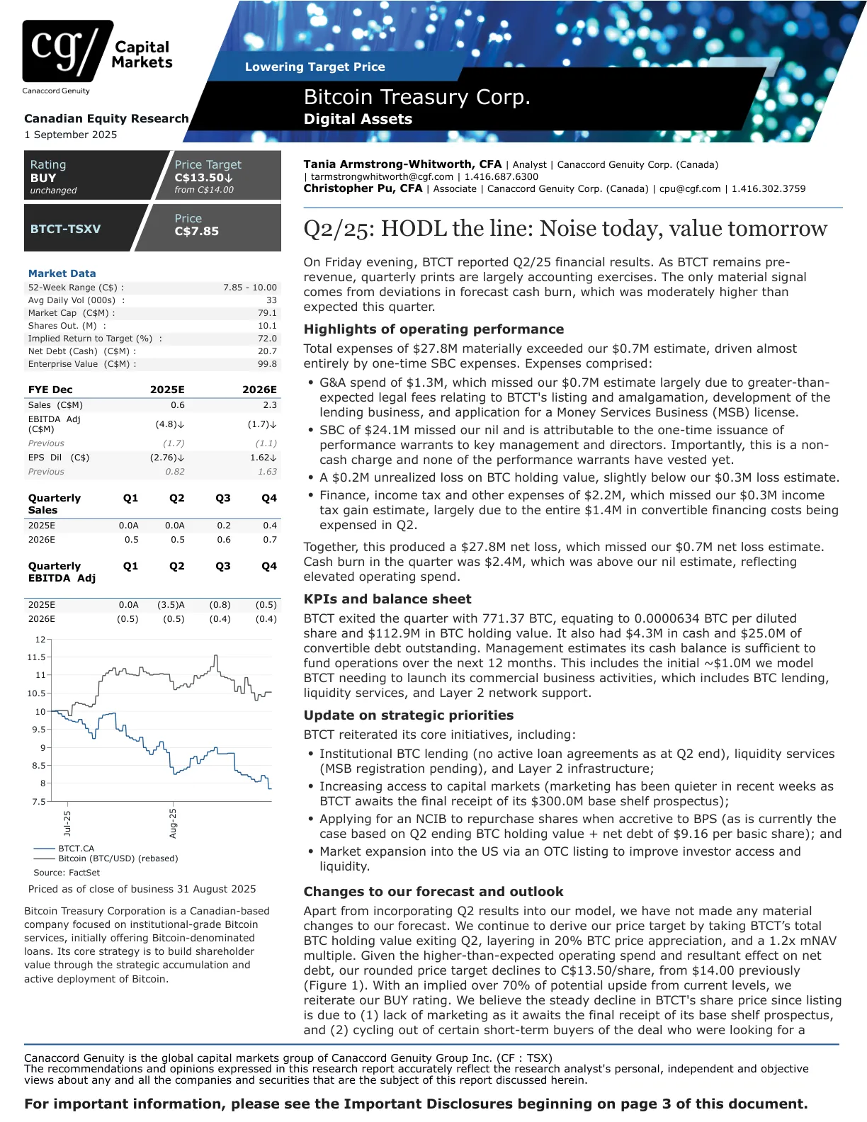20250901_Canaccord_Bitcoin Treasury Corp. Lowering Target Price.pdf