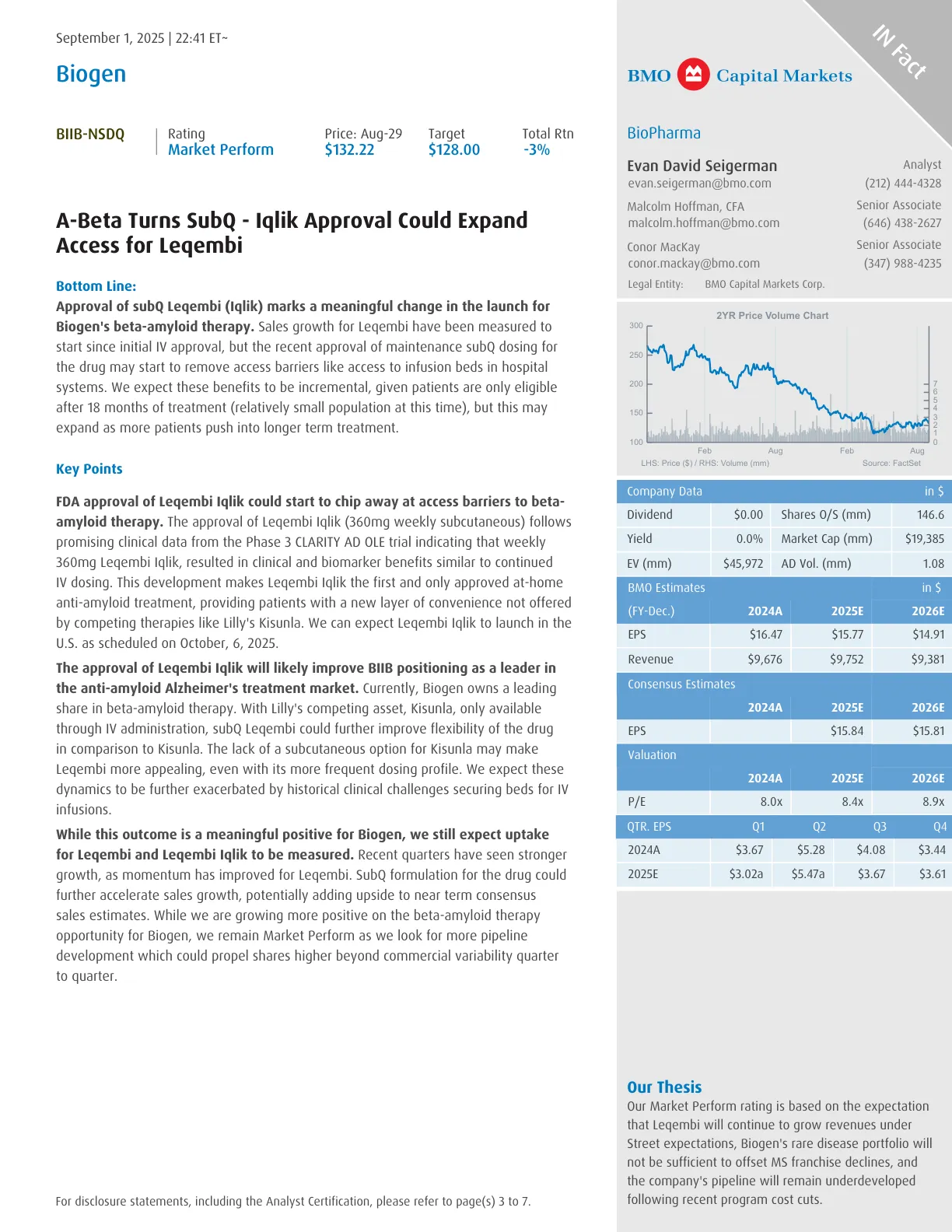 20250901-BMO-BIIB-NSDQ-A-Beta Turns SubQ - Iqlik Approval Could Expand Access for Leqembi.pdf