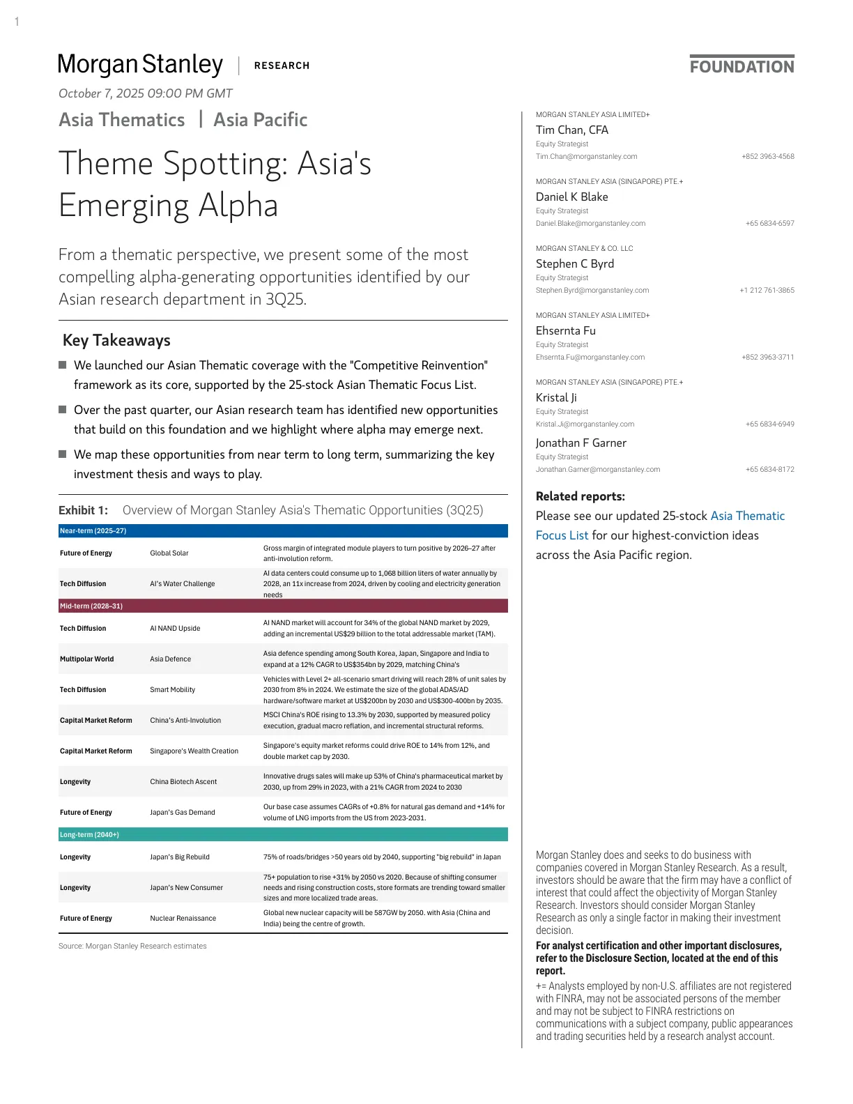 摩根士丹利-亚洲主题投资：发掘亚洲新兴阿尔法机会-20251009【42页】