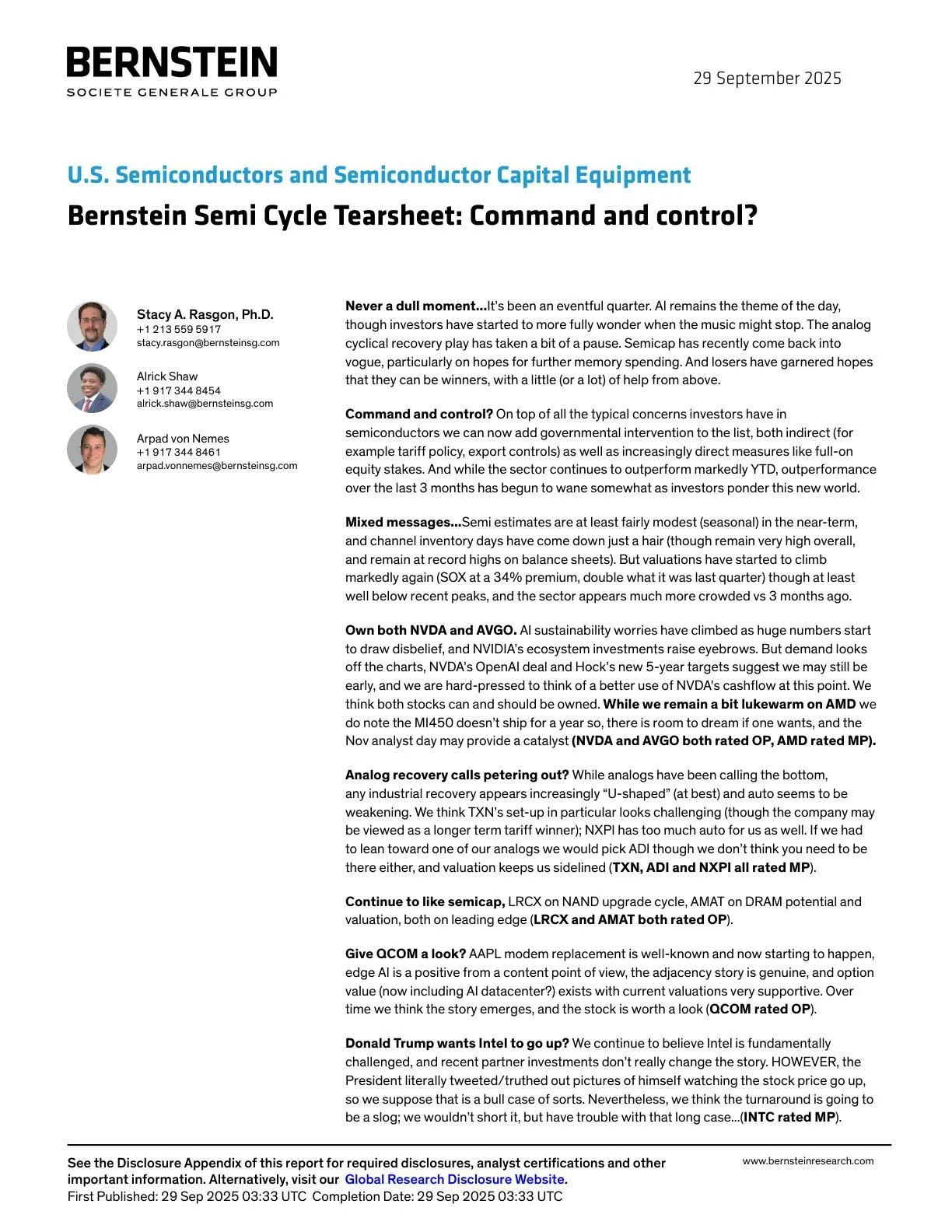 伯恩斯坦-半导体周期：掌控与主导-20251008【67页】_PDF