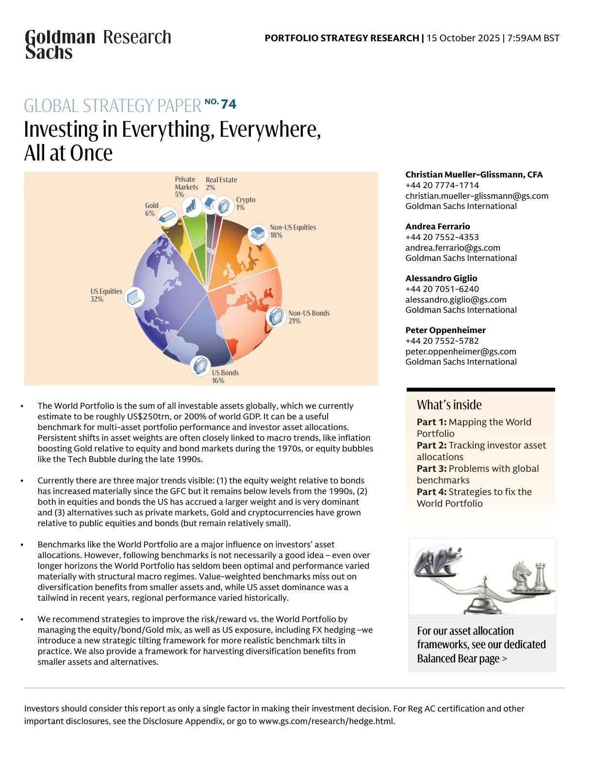 高盛-全球策略：投资一切 无处不在 一次完成-20251015【44页】_PDF